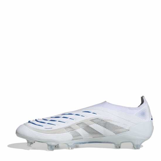 Adidas Predator Elite Laceless Firm Ground Football Boots Бяло/сребро Мъжки футболни бутонки