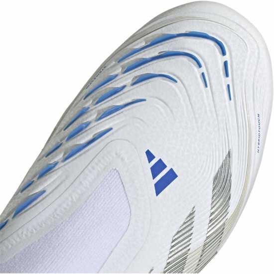Adidas Predator Elite Laceless Firm Ground Football Boots Бяло/сребро Мъжки футболни бутонки