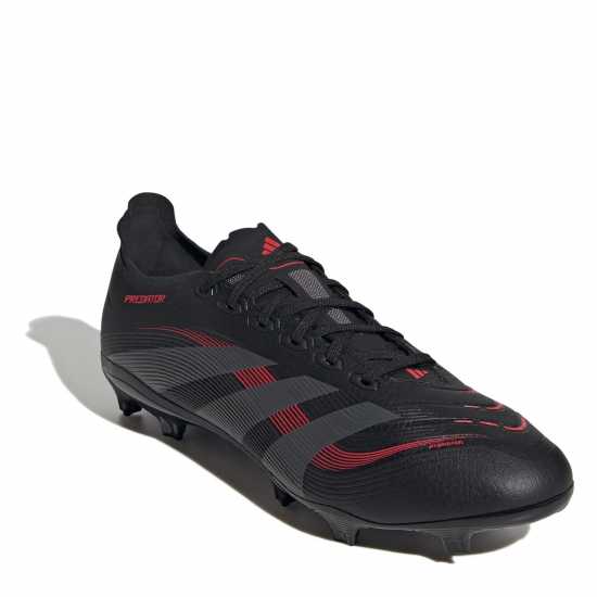 Adidas Predator League Firm Ground Football Boots Черно/Сиво Мъжки футболни бутонки
