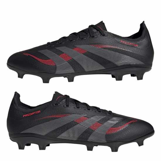 Adidas Predator League Firm Ground Football Boots Черно/Сиво Мъжки футболни бутонки