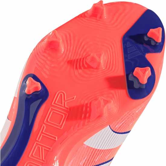 Adidas Predator League Firm Ground Football Boots Оранжево/Бяло 