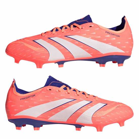 Adidas Predator League Firm Ground Football Boots Оранжево/Бяло 