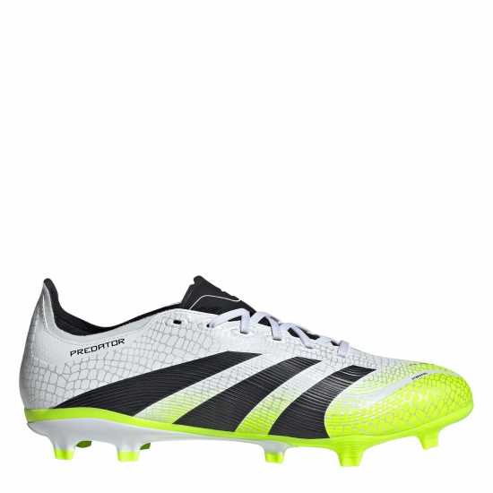 Adidas Predator League Firm Ground Football Boots White/Blk/Lemon Мъжки футболни бутонки