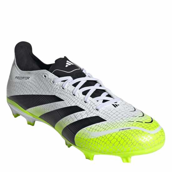 Adidas Predator League Firm Ground Football Boots White/Blk/Lemon Мъжки футболни бутонки
