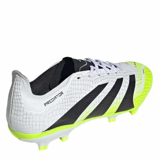 Adidas Predator League Firm Ground Football Boots White/Blk/Lemon Мъжки футболни бутонки