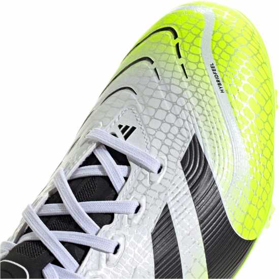 Adidas Predator League Firm Ground Football Boots White/Blk/Lemon Мъжки футболни бутонки