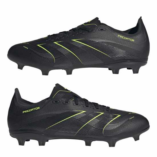 Adidas Predator League Firm Ground Football Boots Black/Carbon 