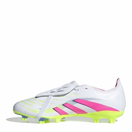 Мъжки футболни бутонки Adidas Predator League Fold-Over Tongue Firm Ground Football Boots Бяло/Розово Adidas Predator League Fold-Over Tongue Firm Ground Football Boots Бяло/Розово Мъжки футболни бутонки