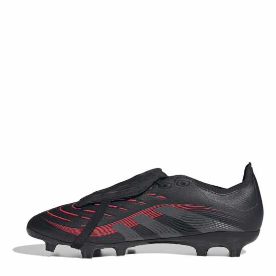 Мъжки футболни бутонки Adidas Predator League Fold-Over Tongue Firm Ground Football Boots Черно/Сиво Adidas Predator League Fold-Over Tongue Firm Ground Football Boots Черно/Сиво Мъжки футболни бутонки