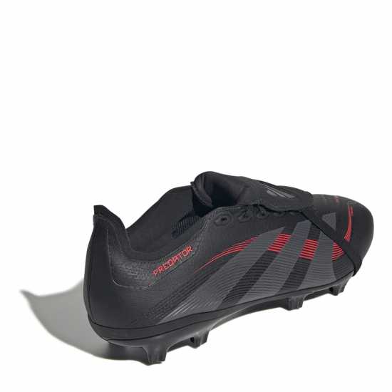 Мъжки футболни бутонки Adidas Predator League Fold-Over Tongue Firm Ground Football Boots Черно/Сиво Adidas Predator League Fold-Over Tongue Firm Ground Football Boots Черно/Сиво Мъжки футболни бутонки