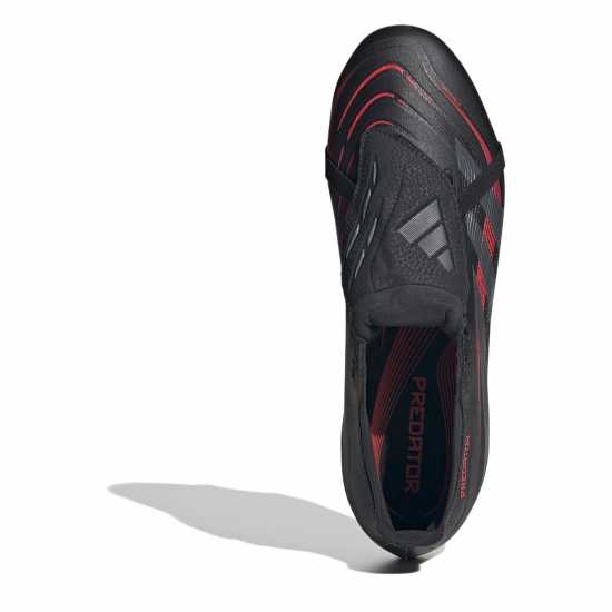 Мъжки футболни бутонки Adidas Predator League Fold-Over Tongue Firm Ground Football Boots Черно/Сиво Adidas Predator League Fold-Over Tongue Firm Ground Football Boots Черно/Сиво Мъжки футболни бутонки