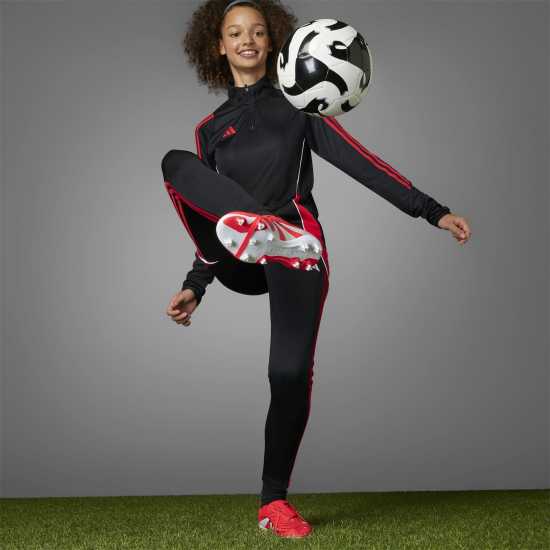 Мъжки футболни бутонки Adidas Predator League Fold-Over Tongue Firm Ground Football Boots Червено/Бяло Adidas Predator League Fold-Over Tongue Firm Ground Football Boots Червено/Бяло Мъжки футболни бутонки