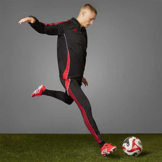 Мъжки футболни бутонки Adidas Predator League Fold-Over Tongue Firm Ground Football Boots Червено/Бяло Adidas Predator League Fold-Over Tongue Firm Ground Football Boots Червено/Бяло Мъжки футболни бутонки