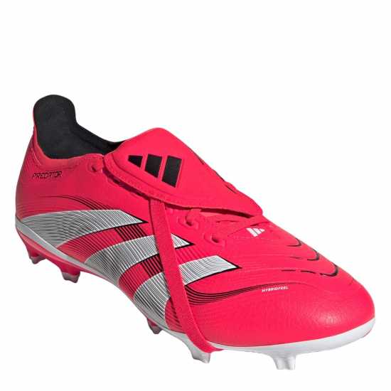 Мъжки футболни бутонки Adidas Predator League Fold-Over Tongue Firm Ground Football Boots Червено/Бяло Adidas Predator League Fold-Over Tongue Firm Ground Football Boots Червено/Бяло Мъжки футболни бутонки