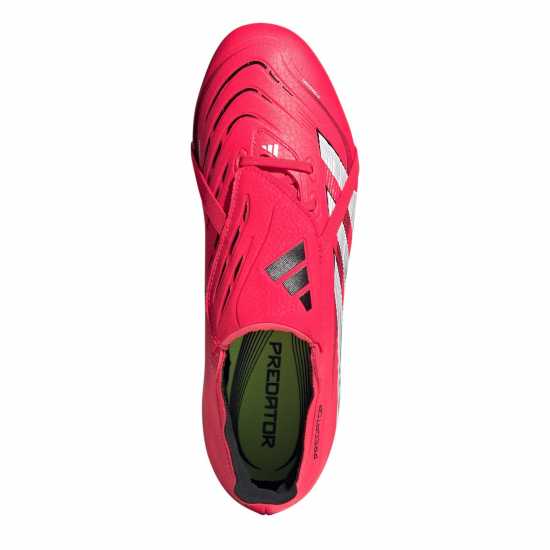Мъжки футболни бутонки Adidas Predator League Fold-Over Tongue Firm Ground Football Boots Червено/Бяло Adidas Predator League Fold-Over Tongue Firm Ground Football Boots Червено/Бяло Мъжки футболни бутонки