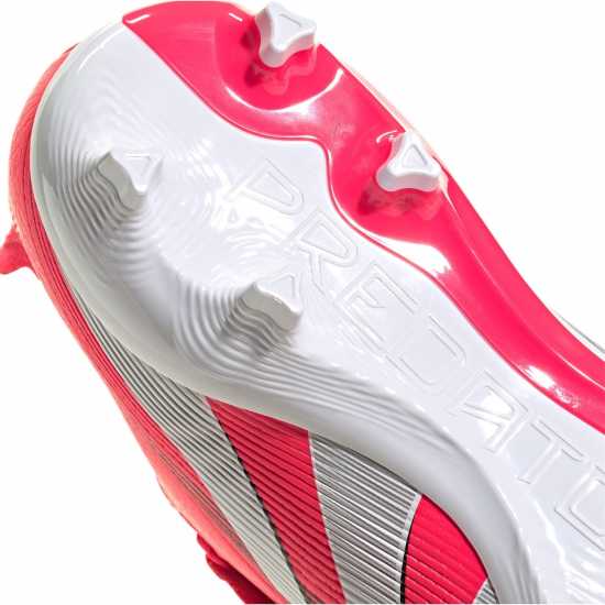 Мъжки футболни бутонки Adidas Predator League Fold-Over Tongue Firm Ground Football Boots Червено/Бяло Adidas Predator League Fold-Over Tongue Firm Ground Football Boots Червено/Бяло Мъжки футболни бутонки