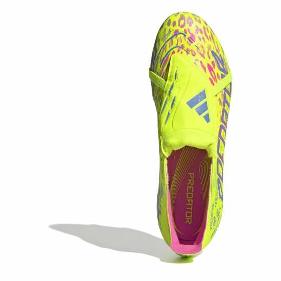 Мъжки футболни бутонки Adidas Predator League Fold-Over Tongue Firm Ground Football Boots Жълто/Розово Adidas Predator League Fold-Over Tongue Firm Ground Football Boots Жълто/Розово Мъжки футболни бутонки