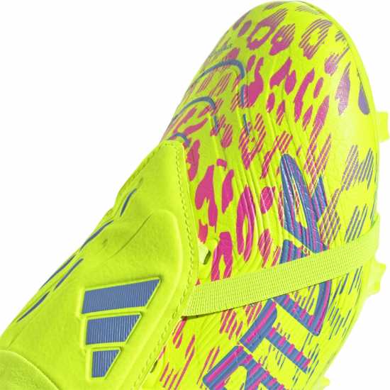 Мъжки футболни бутонки Adidas Predator League Fold-Over Tongue Firm Ground Football Boots Жълто/Розово Adidas Predator League Fold-Over Tongue Firm Ground Football Boots Жълто/Розово Мъжки футболни бутонки