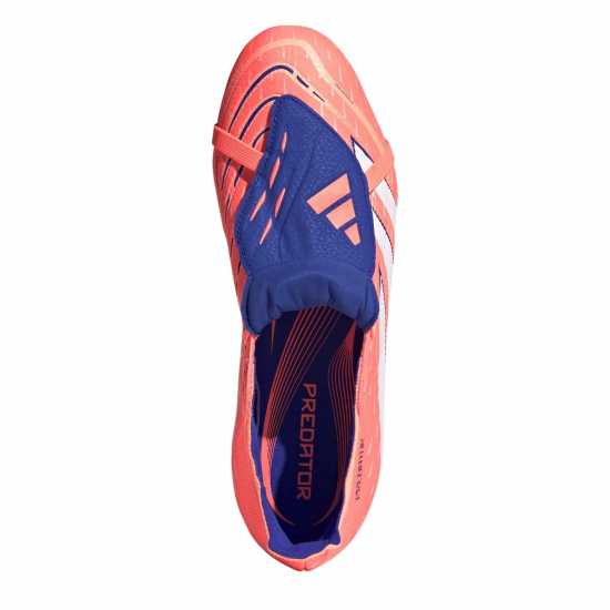 Adidas Predator League Fold-Over Tongue Firm Ground Football Boots Оранжево/Бяло 