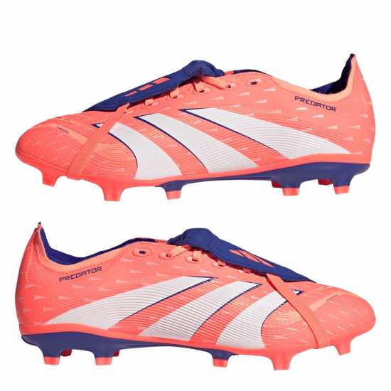 Adidas Predator League Fold-Over Tongue Firm Ground Football Boots Оранжево/Бяло 