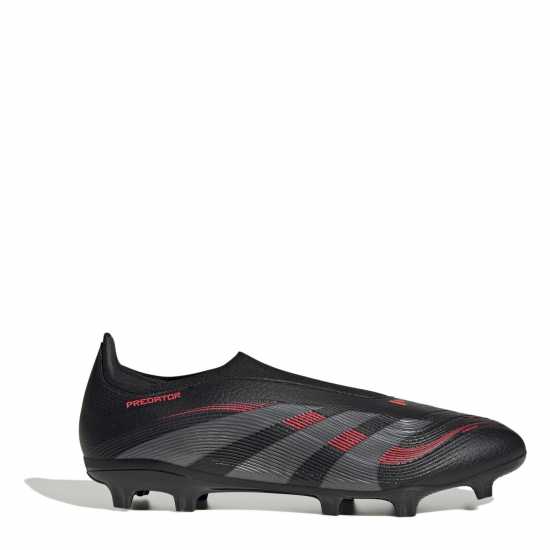 Мъжки футболни бутонки Adidas Predator League Laceless Firm Ground Football Boots Черно/Сиво Adidas Predator League Laceless Firm Ground Football Boots Черно/Сиво Мъжки футболни бутонки