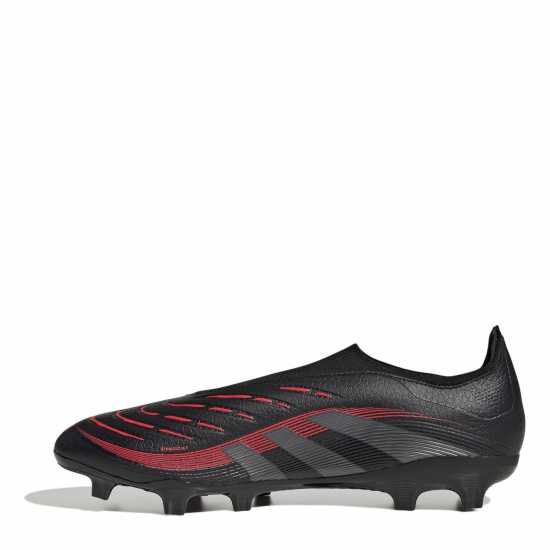Мъжки футболни бутонки Adidas Predator League Laceless Firm Ground Football Boots Черно/Сиво Adidas Predator League Laceless Firm Ground Football Boots Черно/Сиво Мъжки футболни бутонки