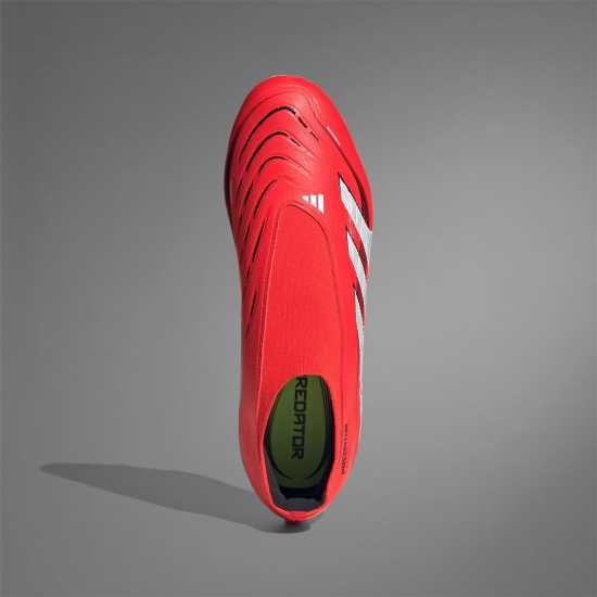 Adidas Predator League Laceless Firm Ground Football Boots Червено/Бяло Мъжки футболни бутонки