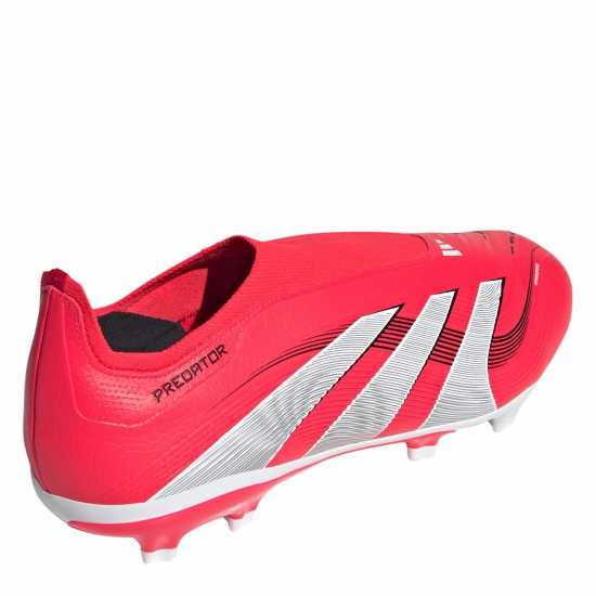 Adidas Predator League Laceless Firm Ground Football Boots Червено/Бяло Мъжки футболни бутонки
