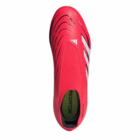 Adidas Predator League Laceless Firm Ground Football Boots Червено/Бяло Мъжки футболни бутонки