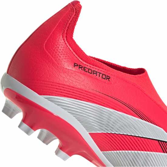 Adidas Predator League Laceless Firm Ground Football Boots Червено/Бяло Мъжки футболни бутонки