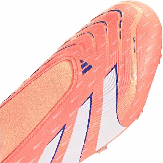 Adidas Predator League Laceless Firm Ground Football Boots Оранжево/Бяло 