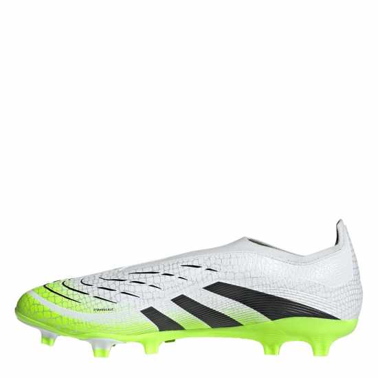 Adidas Predator League Laceless Firm Ground Football Boots White/Blk/Lemon Мъжки футболни бутонки