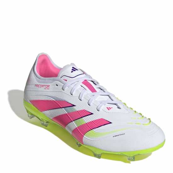 Adidas Predator Pro Firm Ground Football Boots Бяло/Розово Мъжки футболни бутонки