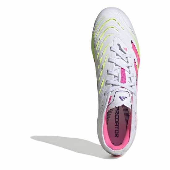 Adidas Predator Pro Firm Ground Football Boots Бяло/Розово Мъжки футболни бутонки