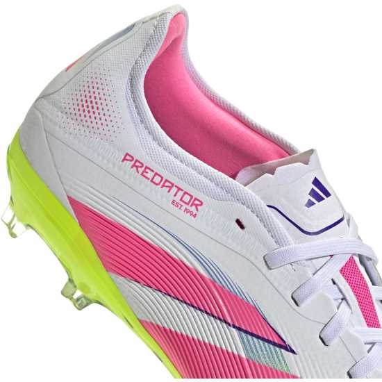 Adidas Predator Pro Firm Ground Football Boots Бяло/Розово Мъжки футболни бутонки
