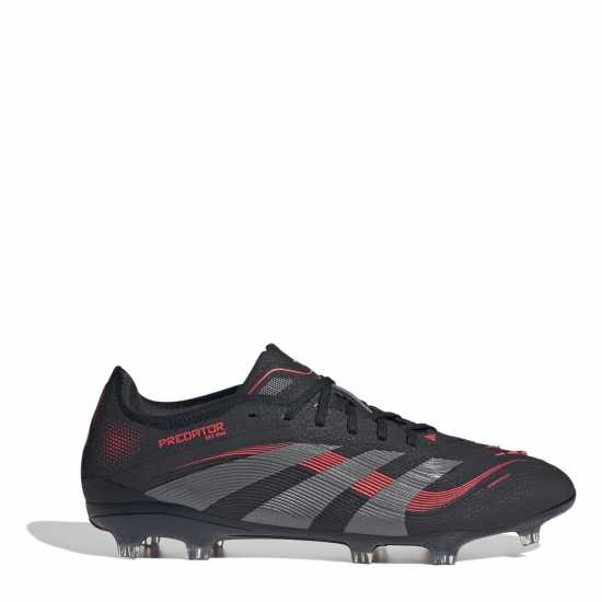 Adidas Predator Pro Firm Ground Football Boots Черно/Сиво Мъжки футболни бутонки