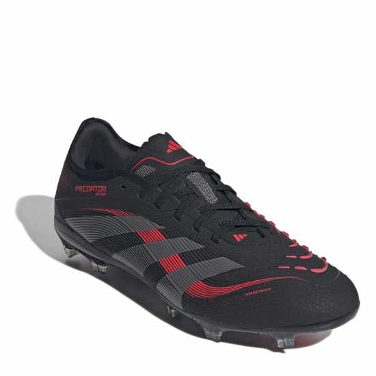 Adidas Predator Pro Firm Ground Football Boots Черно/Сиво Мъжки футболни бутонки