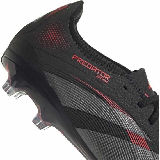 Adidas Predator Pro Firm Ground Football Boots Черно/Сиво Мъжки футболни бутонки
