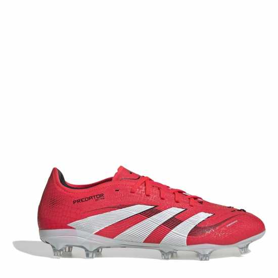 Мъжки футболни бутонки Adidas Predator Pro Firm Ground Football Boots Червено/Бяло Adidas Predator Pro Firm Ground Football Boots Червено/Бяло Мъжки футболни бутонки