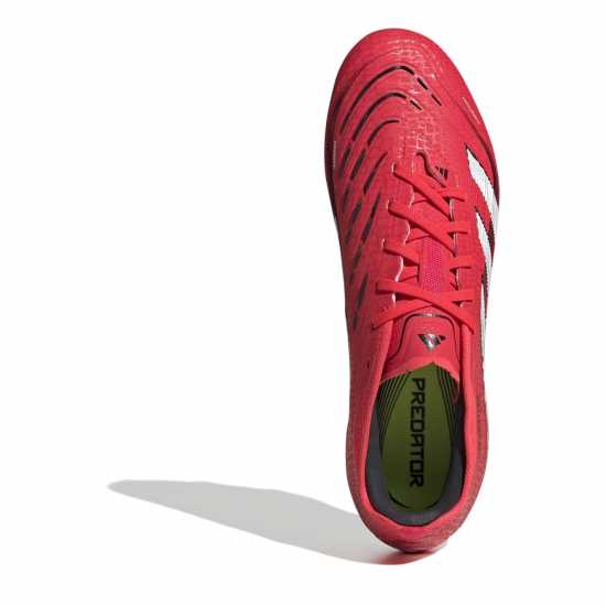 Мъжки футболни бутонки Adidas Predator Pro Firm Ground Football Boots Червено/Бяло Adidas Predator Pro Firm Ground Football Boots Червено/Бяло Мъжки футболни бутонки