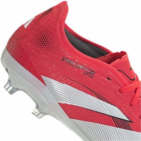 Мъжки футболни бутонки Adidas Predator Pro Firm Ground Football Boots Червено/Бяло Adidas Predator Pro Firm Ground Football Boots Червено/Бяло Мъжки футболни бутонки
