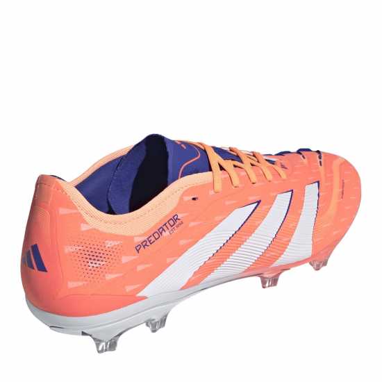 Adidas Predator Pro Firm Ground Football Boots Оранжево/Бяло 