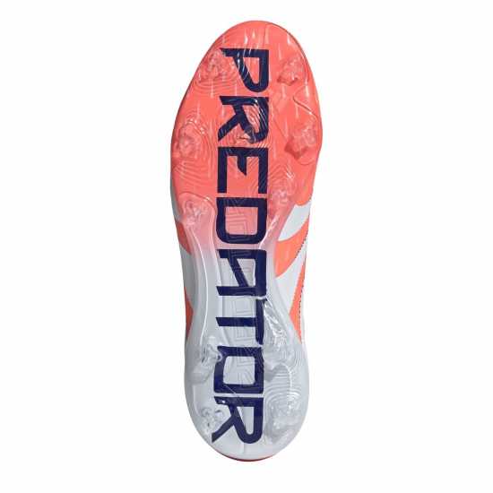 Adidas Predator Pro Firm Ground Football Boots Оранжево/Бяло 