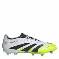 Adidas Predator Pro Firm Ground Football Boots White/Blk/Lemon Мъжки футболни бутонки