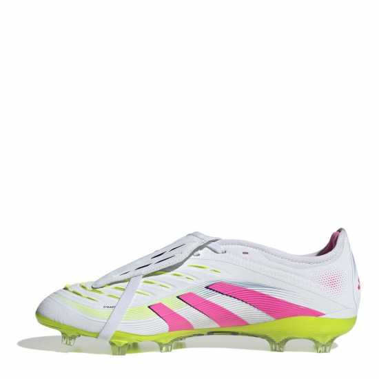 Мъжки футболни бутонки Adidas Predator Pro Fold-Over Tongue Firm Ground Football Boots Бяло/Розово Adidas Predator Pro Fold-Over Tongue Firm Ground Football Boots Бяло/Розово Мъжки футболни бутонки