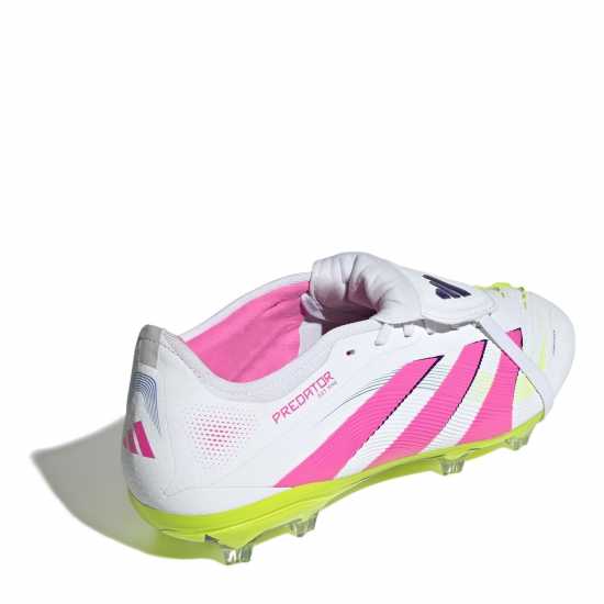 Мъжки футболни бутонки Adidas Predator Pro Fold-Over Tongue Firm Ground Football Boots Бяло/Розово Adidas Predator Pro Fold-Over Tongue Firm Ground Football Boots Бяло/Розово Мъжки футболни бутонки