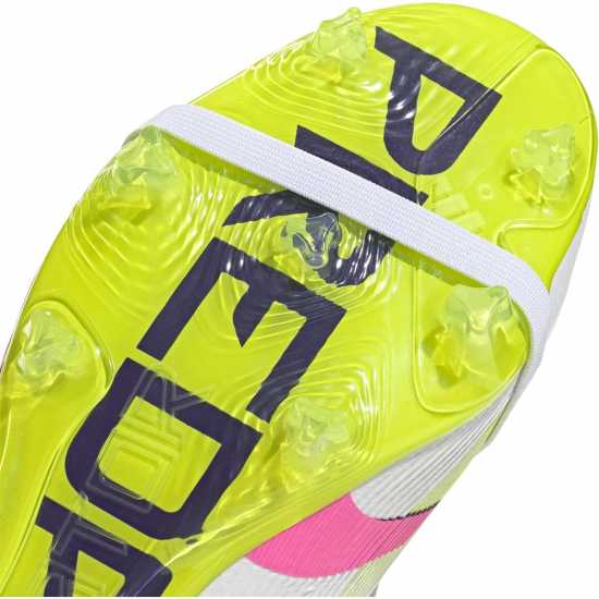 Мъжки футболни бутонки Adidas Predator Pro Fold-Over Tongue Firm Ground Football Boots Бяло/Розово Adidas Predator Pro Fold-Over Tongue Firm Ground Football Boots Бяло/Розово Мъжки футболни бутонки
