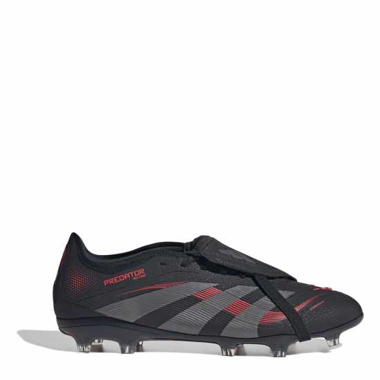 Мъжки футболни бутонки Adidas Predator Pro Fold-Over Tongue Firm Ground Football Boots Черно/Сиво Adidas Predator Pro Fold-Over Tongue Firm Ground Football Boots Черно/Сиво Мъжки футболни бутонки