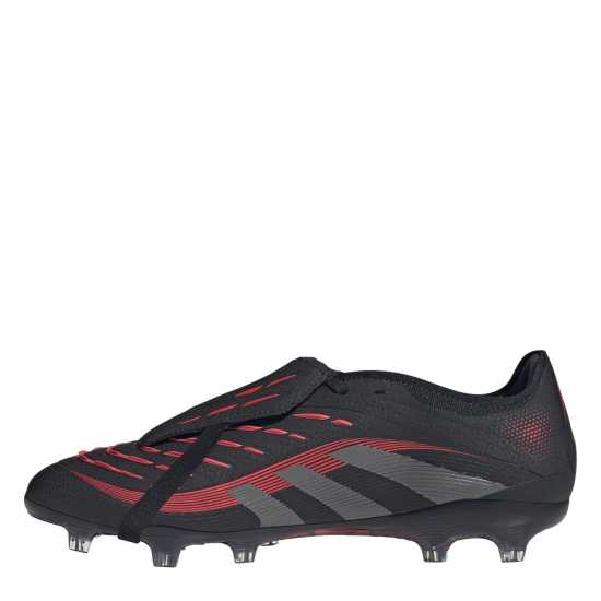 Мъжки футболни бутонки Adidas Predator Pro Fold-Over Tongue Firm Ground Football Boots Черно/Сиво Adidas Predator Pro Fold-Over Tongue Firm Ground Football Boots Черно/Сиво Мъжки футболни бутонки