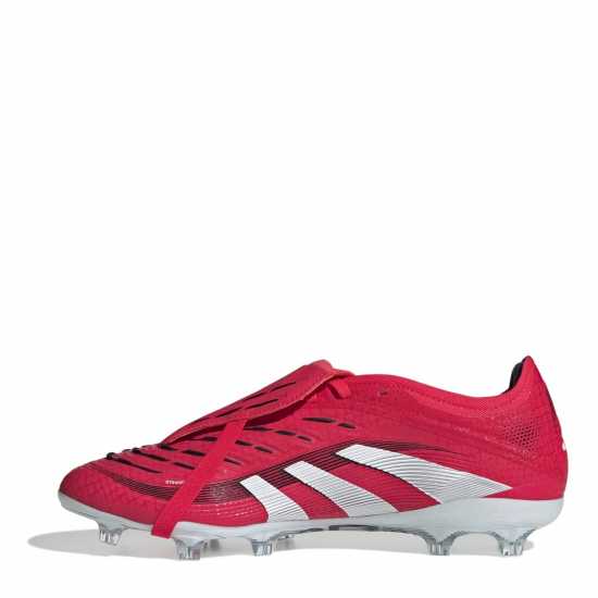Adidas Predator Pro Fold-Over Tongue Firm Ground Football Boots Червено/Бяло Мъжки футболни бутонки